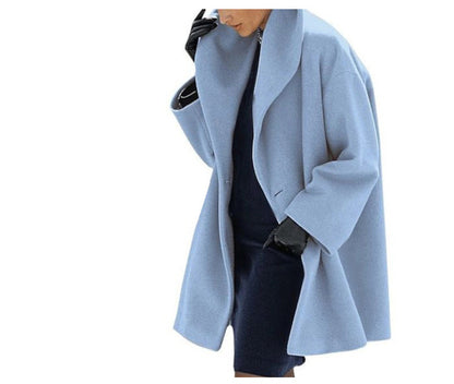 Loose Woolen Casual Coat