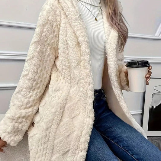 Solid Color Hooded Winter Jacket