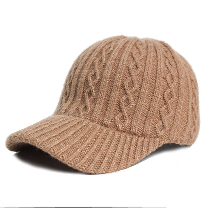 Knitted Wool Baseball Cap