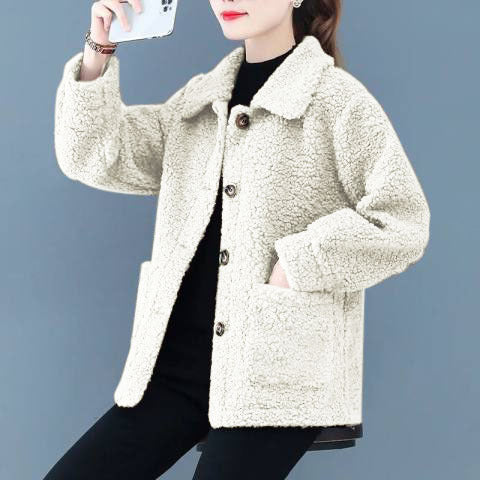 Lambswool Short Winter Jacket