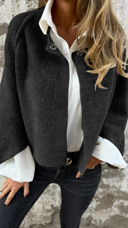 Cozy Batwing Sleeve Cashmere Cardigan