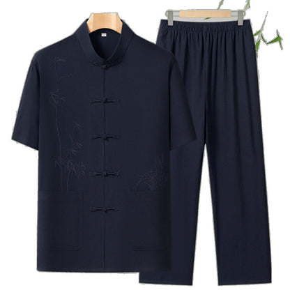 Moda Elite | Dwuczęściowy, swobodny strój z bawełny