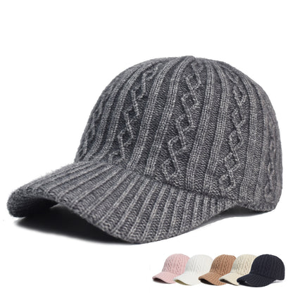 Knitted Wool Baseball Cap