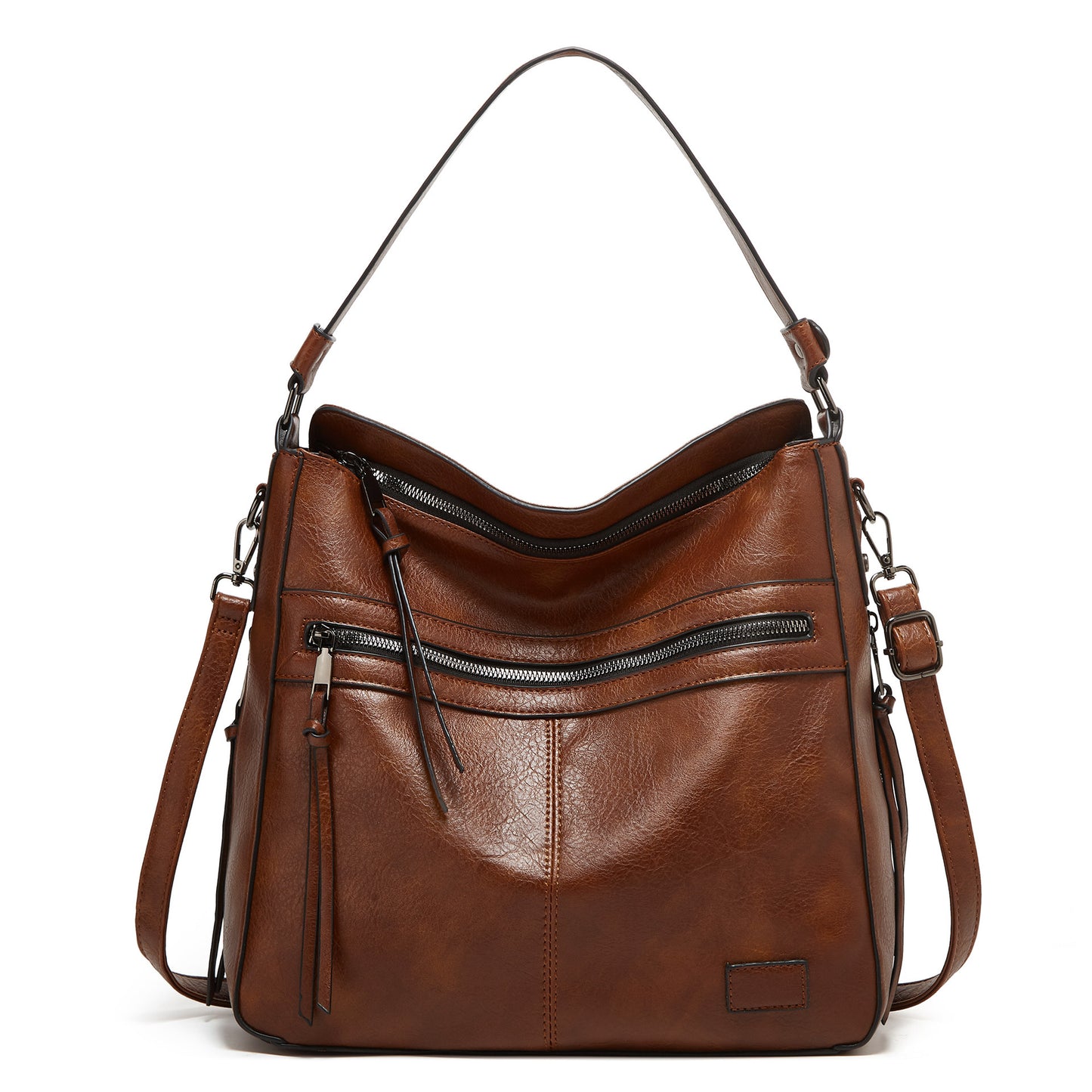 Large Capacity Leather Shoulder Bag