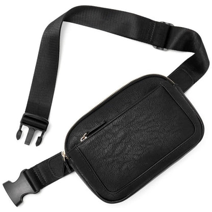 Leather Crossbody Chest Bag