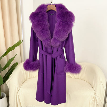 Elegant Double-Sided Woolen Coat