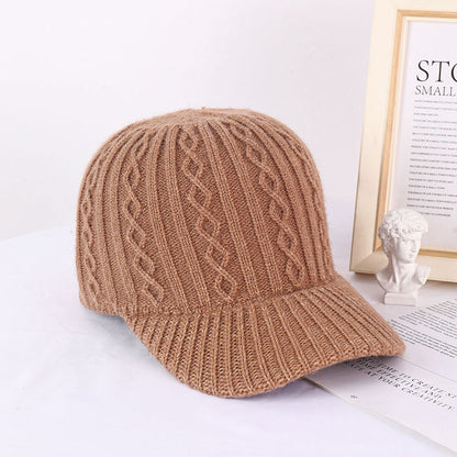 Knitted Wool Baseball Cap