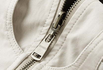 Moda Elite | Dwustronna bawełniana kamizelka z kieszeniami