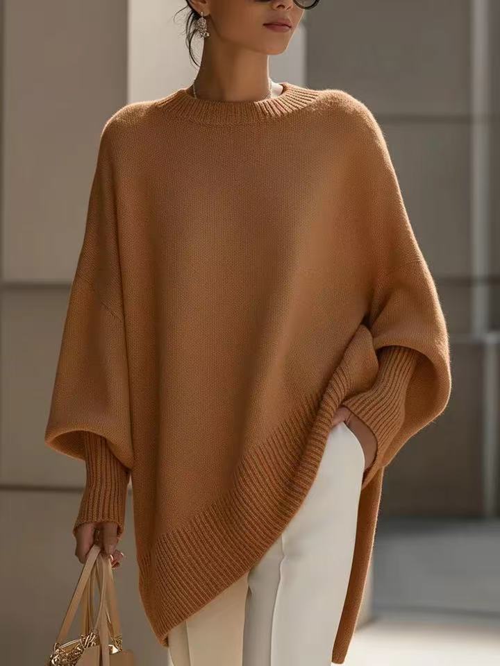Cozy Oversized Knitted Pullover Sweater