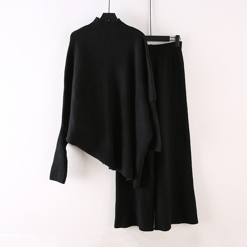 Turtleneck Knit Set