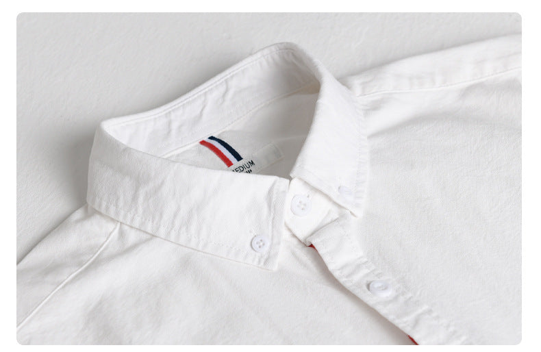 Moda Elite | Koszula Oxford z długim rękawem