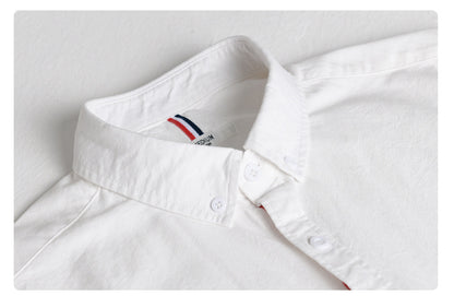 Moda Elite | Koszula Oxford z długim rękawem