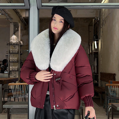Fur Collar Padded Coat