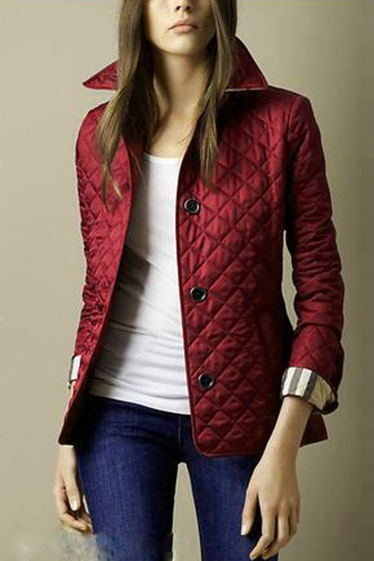Elegant Quilted Cotton Jacket