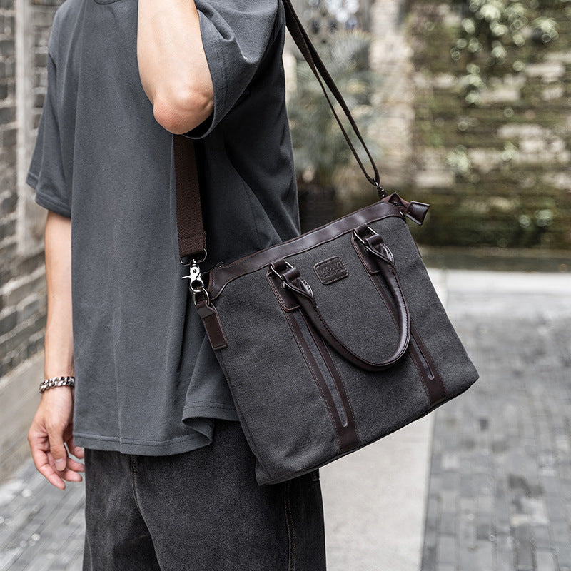 Moda Elite | Torba na ramię z płótna dla mężczyzn i kobiet