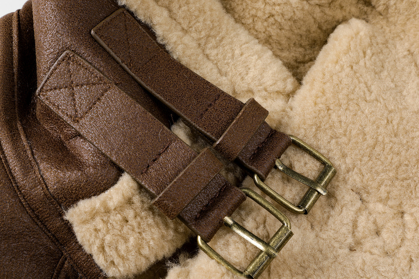 Lamb Fur Stand Collar Short Coat