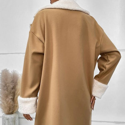 CozyCommute Sherpa Wool Coat