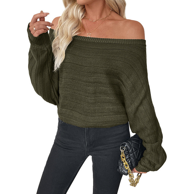 RelaxedRib Loose Knit Top