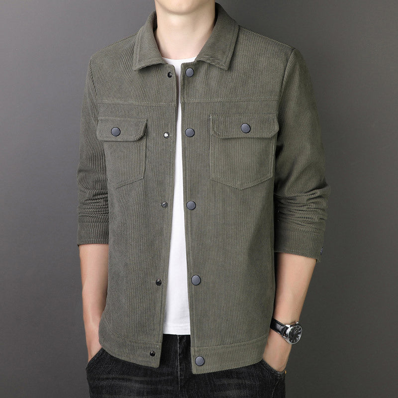 Kurtka sztruksowa rekreacyjna jesień zima