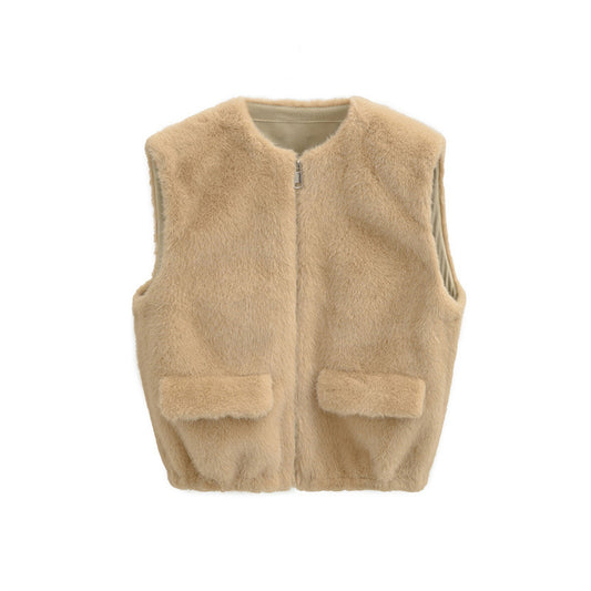 Cozy Faux Fur Waistcoat