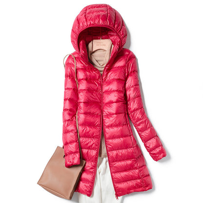Lightweight Hooded Down Jacket